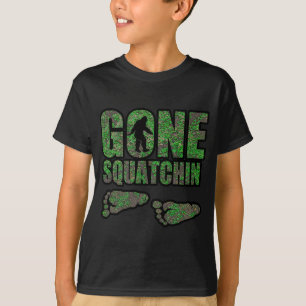Squatchinの行った森林 Tシャツ