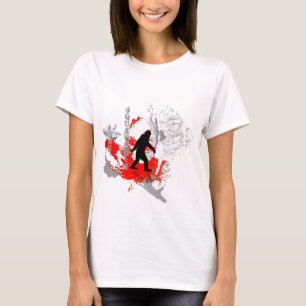 Squatchinの行った森林 Tシャツ