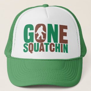 Squatchinの行った迷彩柄は帽子に文字を入れます キャップ