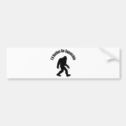Squatchin バンパーステッカー (正面)