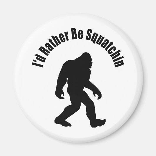 Squatchin マグネット (正面)