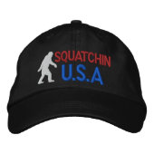 Squatchin USA 刺繍入りキャップ (正面)