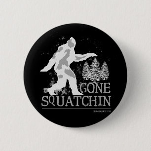 Squatchingの行ったおもしろいなサスカッチ 缶バッジ