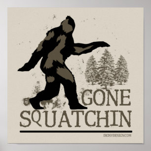 Squatchingの行ったデザイン ポスター