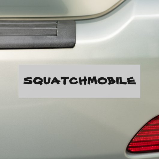 Squatchmobile バンパーステッカー (車上)