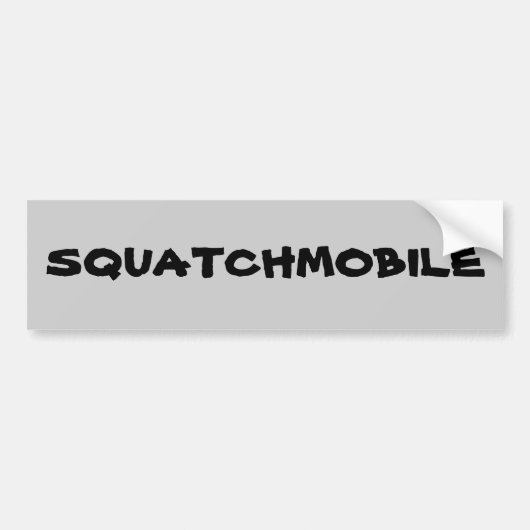 Squatchmobile バンパーステッカー (正面)