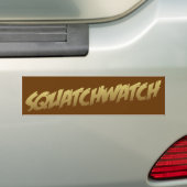 SQUATCHWATCHのバンパーステッカー バンパーステッカー (車上)