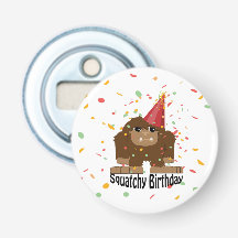 Squatchyのかわいい誕生日ビッグフット