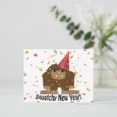 Squatchyの新年 シーズンポストカード (スタンド正面)