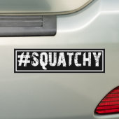 #SQUATCHY -ビッグフット バンパーステッカー (車上)