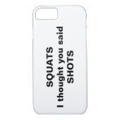 Squats私は考えあなたが言ったiPhoneケース Case-Mate iPhoneケース (裏面)