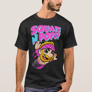 Squats N Pops retro Tシャツ