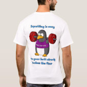 Squatter女性の新しいバランスtシャツ Tシャツ (裏面)