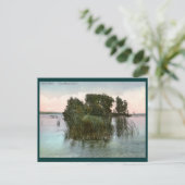 Squaw Island, Canandaigua Lake, NYヴィンテージ ポストカード (スタンド正面)