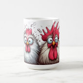 "Squawk and Joy Chicken" Mug コーヒーマグカップ (中央)