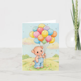 Squeal with Delight on誕生日・カード サンキューカード