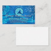 Squeegee Windows Clean | Bubbles 名刺 (正面/裏面)