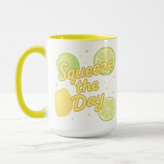 Squeeze the Day Combo Mug マグカップ (左)