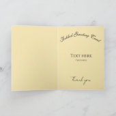 Squeeze the Day Lemon Motivational Quote  カード (内部)