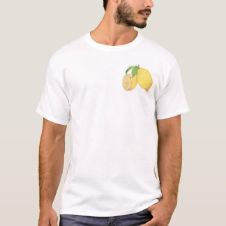 Squeeze the Day Lemon Watercolor Illustration Tシャツ