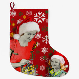  Squeeze your Xmas ラージクリスマスストッキング