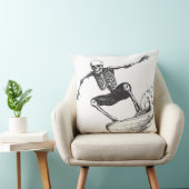 💀 Squelette Surfeur : Style Minimaliste 🏄‍♂️ クッション (椅子)