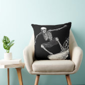 💀 Squelette Surfeur : Style Minimaliste 🏄‍♂️ クッション (椅子)