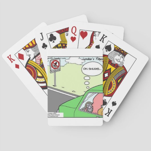 Squidおもしろいゾーンなし トランプ (裏面)