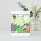 Squidおもしろいゾーンなし ポストカード (スタンド正面)