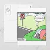 Squidおもしろいゾーンなし ポストカード (正面/裏面)