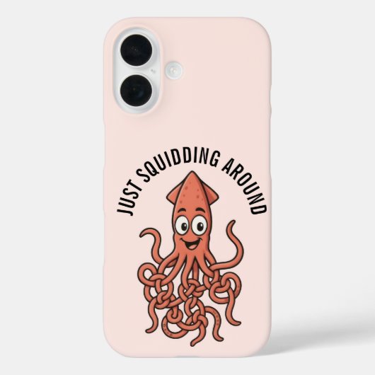 Squidおもしろい電話ケース Case-Mate iPhoneケース (裏面)