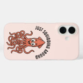 Squidおもしろい電話ケース Case-Mate iPhoneケース (裏面 (横))
