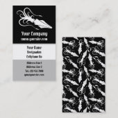 Squidアイコン白（縦） 名刺 (正面/裏面)