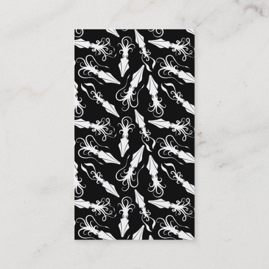 Squidアイコン白（縦） 名刺 (裏面)