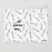 Squidアイコン黒 ポストカード (裏面)