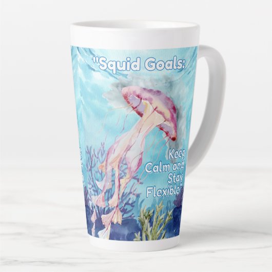 Squidゴール カフェラテマグ (右アングル)