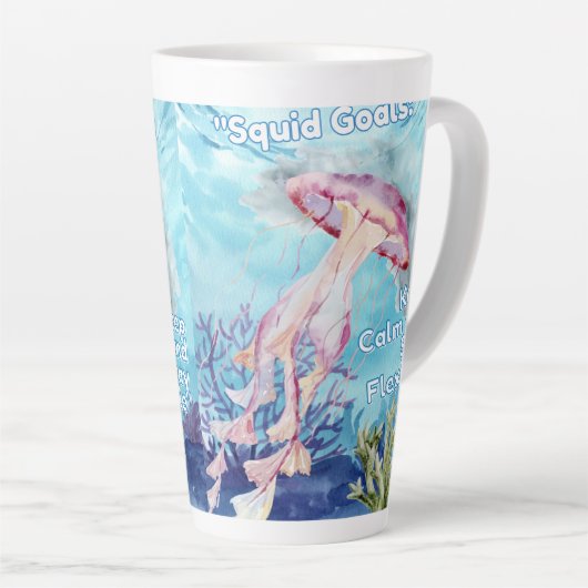 Squidゴール カフェラテマグ (右アングル)