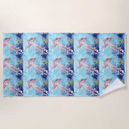 Squidゴール ビーチタオル (正面)