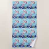 Squidゴール ビーチタオル (正面)