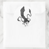 Squidステッカー ラウンドシール (バッグ)