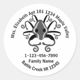 Squidファミリー失ったホームアドレス ラウンドシール