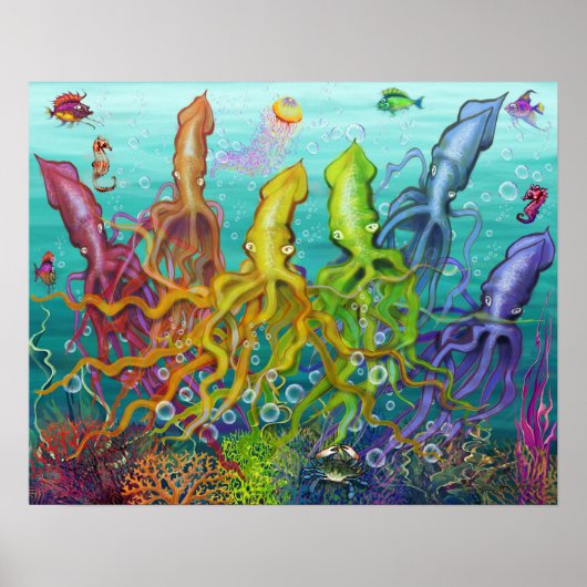 Squidポスター ポスター (正面)