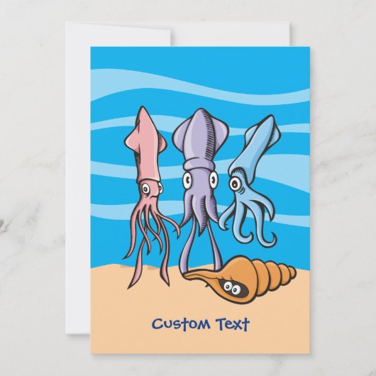 squidマンガ招待状 招待状 (正面)