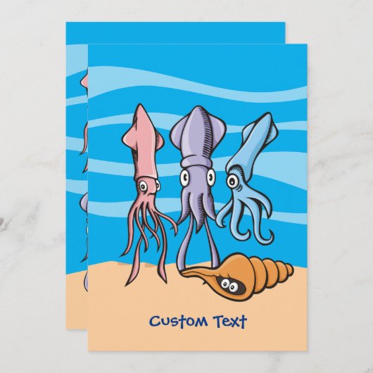 squidマンガ招待状 招待状 (正面/裏面)