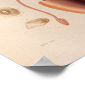 squidレッドヴィンテージシークリージャーアートプリント ポスター (角)