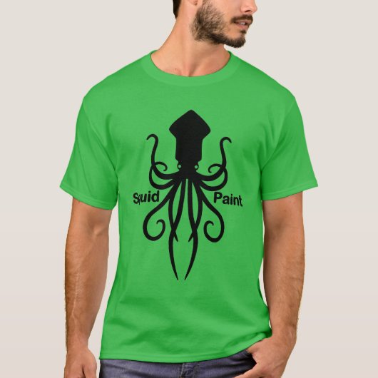 Squidロ絵を描ゴ Tシャツ (正面)