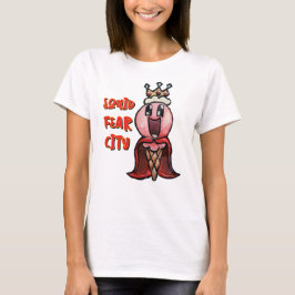 squid恐怖シティキングアイスクリームグラフィックティー tシャツ