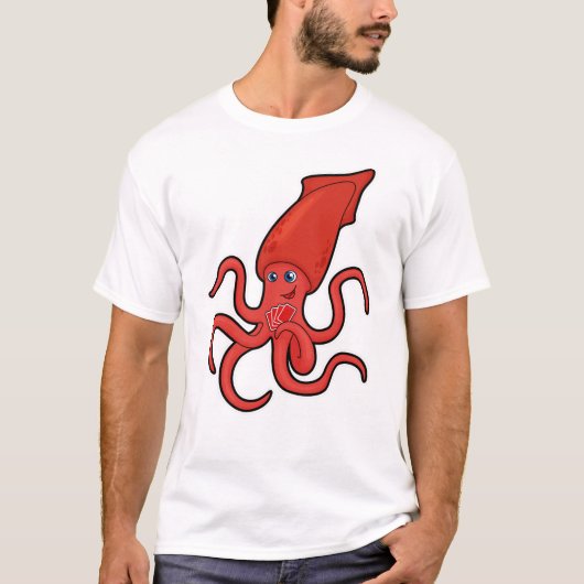 squid atトランプのポーカーカード付きトランプのポーカー tシャツ (正面)