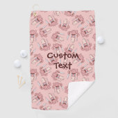 Squid Chef漫画パターン ゴルフタオル (インサイチュ)