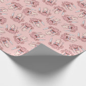 Squid Chef漫画パターン ラッピングペーパー (角)